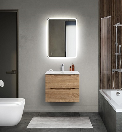 Мебель для ванной BelBagno Marino-Cer-Mini 60 см Rovere Bianco