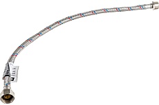 Гибкая подводка для воды Gigant с оплеткой из нержавеющей стали, 1/2"х50 см, г/ш P-50-GW