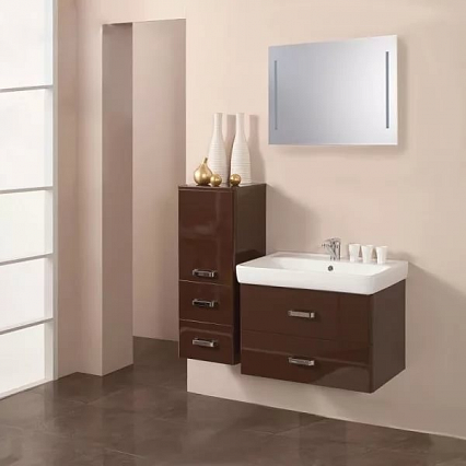 Мебель для ванной Акватон Америна 70, темно-коричневый