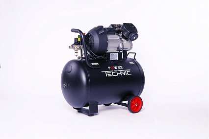 Компрессор Power Technic коаксиальный, 220В, 2300Вт, 440 л/мин, ресивер 100 л ACD440/100