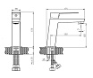 Смеситель для раковины Rush Thira TR3635-12Black