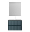 Тумба с раковиной BelBagno Uno-Mini 90 см Голубой матовый