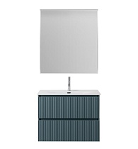 Тумба с раковиной BelBagno Uno-Mini 90 см Голубой матовый