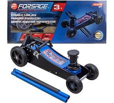 Домкрат подкатной гидравлический 3т (h min 155мм, h max 695мм) Forsage F-T830018 MT(57714)