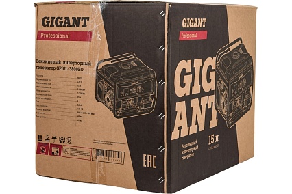 Инверторный генератор Gigant Professional GPIGL-3800EO
