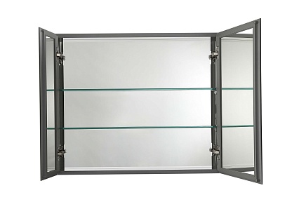 Зеркальный шкаф Aquatek 76x66 см хром AQ7808-MC