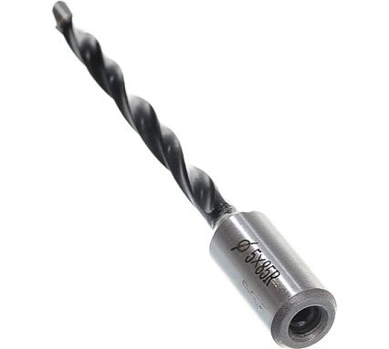 Сверло присадочное усиленное "глухое" (5x85 мм; S=10x27 мм; RH) ROTIS 412.0585R