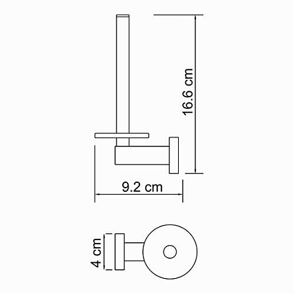 Держатель туалетной бумаги WasserKRAFT Lippe K-6597