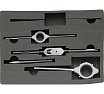 Набор метчиков и плашек Bucovice Tools M24 M3-M24, 115CrV3, 60пр 310240