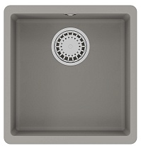 Кухонная мойка Lemark Sinara 400-U 40 см грей, 9910063