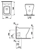 Приставной унитаз Laufen Palace 8.2370.1.000.000.1