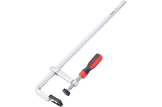 Цельнометаллическая струбцина с защитными колпачками REKON RF07-500-100 с эргономичной рукояткой из пластика 058214