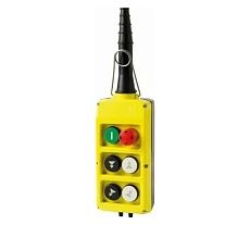 Пульт управления Giovenzana для двухскор. моторов, двухрядный (4 кн. + 1 аварийная кн. + 1 кн. Start, 4 движ.) PLB06D4/E