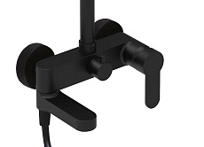 Душевой набор Paffoni Light KITZCOL632NO110 черный матовый