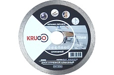 Диск алмазный сплошной ультратонкий 125x1.4x22.23x8 мм KRUGO RCD05A