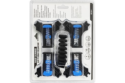 Набор зажимов для угловых соединений Vertextools 4 предмет 20-56-4
