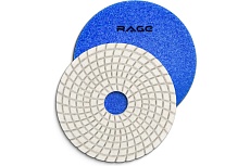Алмазный гибкий шлифовальный круг Черепашка АГШК 100 мм, Р30, мокрое шлифование RAGE by VIRA 558045