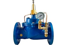 Регулятор до себя с пилотным управлением DN.ru МРДП-GGG40-GGG40-NBR-F Ду100 Ру16 D230-10664