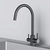 Смеситель для кухни Am.Pm X-Joy S F85B07722 с каналом, черный