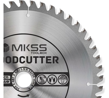 Диск пильный по дереву MKSS Toolbox Woodcutter WC3000 300x48Тх32/30 мм WC30004832