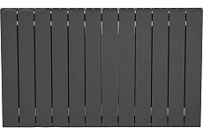 Биметаллический радиатор Rifar 59 SUPReMO 500-12, Ду 3/4, титан R S500123/47012