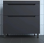 Тумба под раковину Style Line Остин 80 см напольная, графит ЛС-00002396