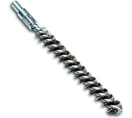 Щетка ерш Lessmann Д10x115x80 М6, ROF 0,15мм 500510