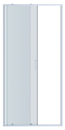 Душевая дверь Aquatek AQ ARI RA 12020CH 120x200, прозрачное, хром