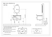 Тумба с раковиной Black&White Universe U925.0700 70 см матовый молочный белый