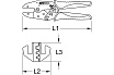Обжимные клещи для штепсельных гнезд KS Tools Ø 0,5-6 мм² 115.1435