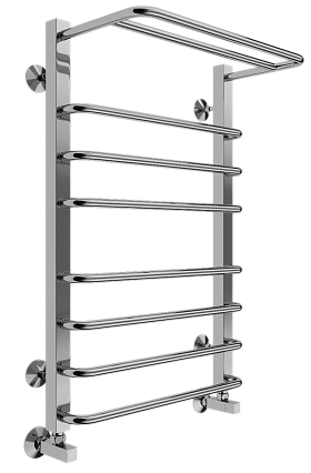 Полотенцесушитель водяной Terminus Арктур П8 500x800, 4670078529466 c полкой