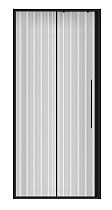 Душевая дверь Niagara Nova 100x195 рифленое, черный матовый NG-84-L10FHB