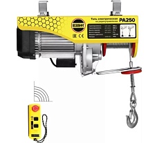 Мини таль электрическая стационарная OCALIFT PRO PA-250 125/250кг 12м радиоуправление 220в pro250n12rc