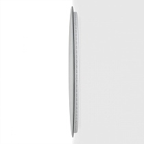 Зеркало Art&Max Sanremo AM-San-800-DS-F-Nero 80x80 см, с подсветкой, черный