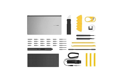 Набор инструментов для точных работ Hoto precision screwdriver kit pro (чёрный, жёлтый) HFE0002GL
