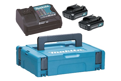 Набор PSK MKP1SY122 (2 аккумулятора BL1016, зарядное устройство DC10SB, кейс MAKPAC тип 1) Makita 197652-7