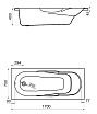 Фронтальная панель Santek Касабланка М 170 1WH501533