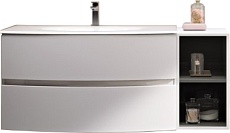 Тумба с раковиной Cezares Elettra 100 см Bianco opaco