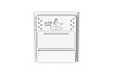 Цифровой термогигрометр с внешним датчиком BALDR B0135TH-WHITE