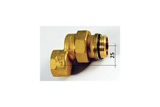 Коллекторный переход Tiemme 1&quot; эксцентрический (смещ.25 мм) 1500672 / 1514G0606