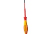Отвертка Knipex SL4.0x0.8 шлицевая тонкая VDE, L лезвия 100 мм, 1000V, 2-комп. рук-ка KN-982040SL