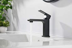 Смеситель для раковины Aquatek Лира AQ1410MB черный матовый