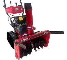 Снегоочиститель FORZA PRO АСF1500E двигатель 15,0л.с стартер ручной, стартер 230V, скорость 6 вперед 2 назад, ковш ширина 760мм высота 545мм, гусеничный ход 15.6.2.76.54 ET