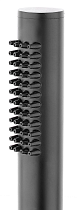 Душевой набор Paffoni Modular Box KITMB019NO046 душ 22.5 см, излив 24.5 см, черный