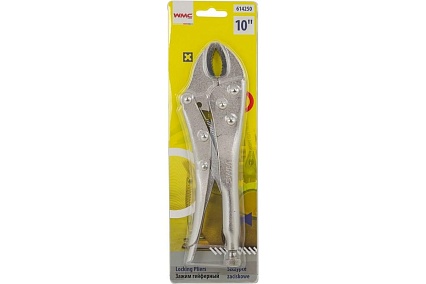 Гейферный зажим WMC TOOLS прямой захват, 10-250 мм, в блистере WMC-614250(52198)