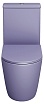 Унитаз-компакт Grossman Color GR-4480LIMS безободковый, фиолетовый матовый