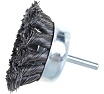 Кордщетка чашеобразная стальная витая 65 мм, в блистере Rockforce RF-BCR125(29066)
