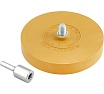 Диск полиуретановый для снятия липких лент со шпинделем ERASER WHEEL (90х15 мм) INDASA 23432