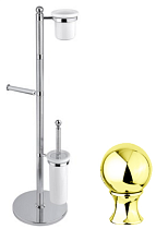 Стойка напольная Cezares Olimp OLIMP-WCS-03/24-M золото