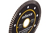 Диск алмазный турбо ультратонкий по керамике (125х22.2 мм) для УШМ Inforce 11-01-496
